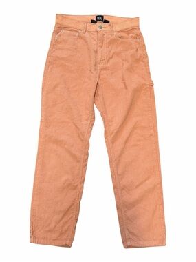 BDG Corduroy Hi-Rise Slim Straight Carpenter Pants size 27 - Peach